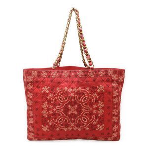 Chanel Coco Mark Cotton Tote Bag